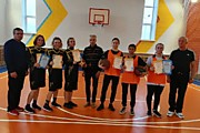 Районные соревнования по баскетболу (девушки) 30 ноября 2021г. Первое место МБОУ СОШ №1 с. Измалково. Подготовил Измалков А.Н., педагог дополнительного образования